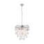 Lampe suspendue cascade de cristal 6 lumières-262585096