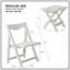 Ensemble bistro d'extérieur Hips, petite table pliable et ensemble de chaises-1884038770