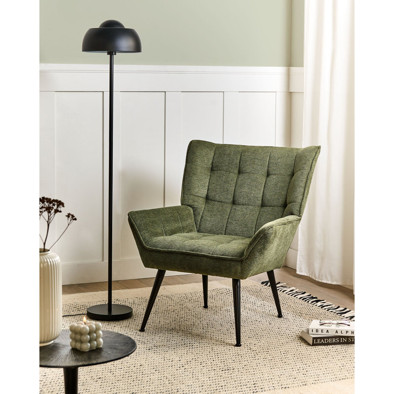 BELLINGMO Upholstered Armchair, Green