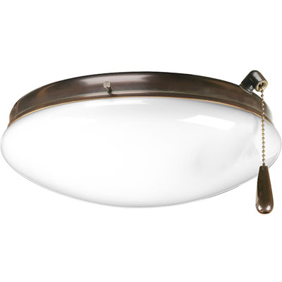 2-Light Universal Ceiling Fan Bowl Light Kit