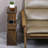 Hopedale Solid Wood Floor Shelf End Table with Storage-368250303