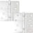 4" Ball-Bearing Door Hinges, 1/4" Radius Corner-97912244