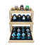 Tablette 15 po x 17,8 po x 18 po à 3 couches en bois, idéale pour l'organisation de garde-manger, les grandes surfaces, les épiceries et le support de concession
