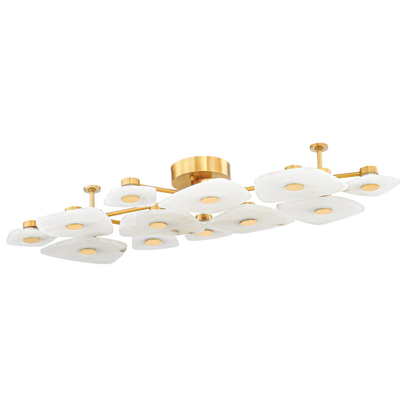 Plafonnier semi-encastré 12 lumières Holmdel