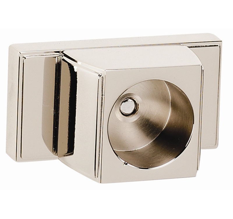 Arch Shower Rod Brackets Only, Satin Nickel