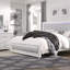 DRESSER SKYE MARBLE WHITE avec des tiroirs spacieux et des façades élégantes de style marbre, parfait pour les chambres à coucher modernes