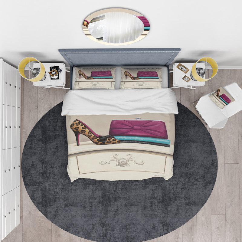 Ensemble de housse de couette à hauteurs tendance mode et avenue, Housse de couette très grand + 2 taies décoratives