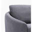 Causeuse en lin gris yuina