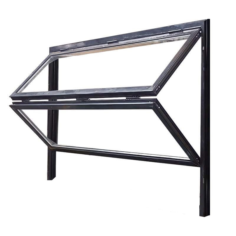 Fenêtre coulissante blanche 60 po x 42 po Elite, H 46 po x l 60 po x P 3 po, Noir