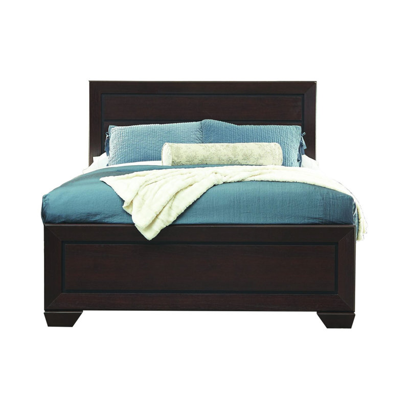 Gussie Standard Bed, King, Dark Cocoa