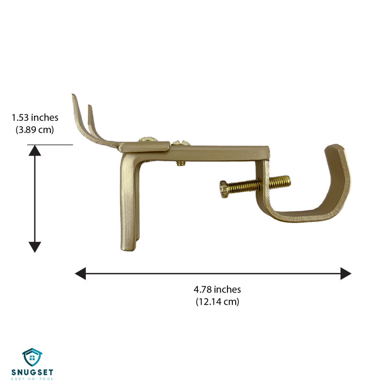 Easy-Install Universal Brackets, Brass