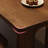 Retro Nut-Brown Rectangular Solid Wood Dining Table-1405766718