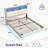 Sharwin LED Upholstered Bed Frame Floating Bed Frame With Storage Headboard-1555267351