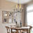 8 - Light Dimmable Wagon Wheel Chandelier