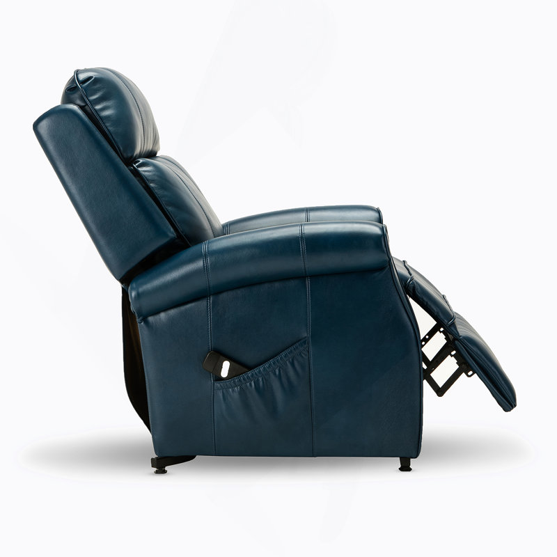 Fauteuil relevable Landis, Marine, Pas d'inclinaison
