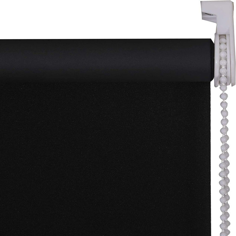 Blackout Zebra Shades, Black, 210 cm L x 150 cm W