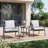 3-Piece Handwoven Rope Seating Group with Cushions