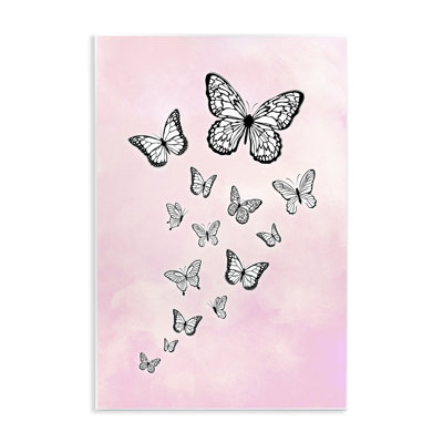 «Pink Fluttering Butterflies» par Martina Pavlova