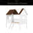 Twin Size Low Loft Wood House Bed With Two Side Windows-258066306