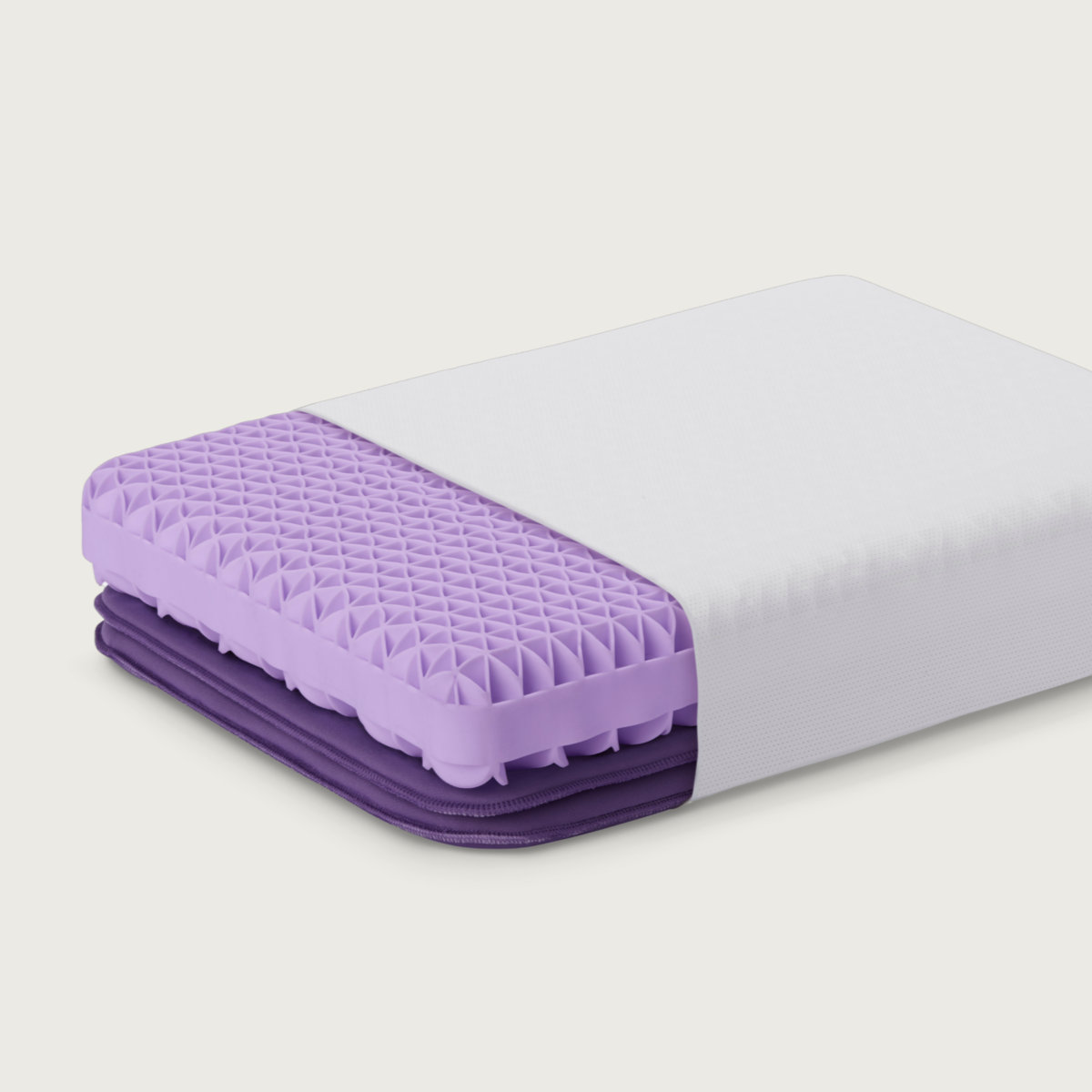 Premium Grid Medium Memory Foam Pillow