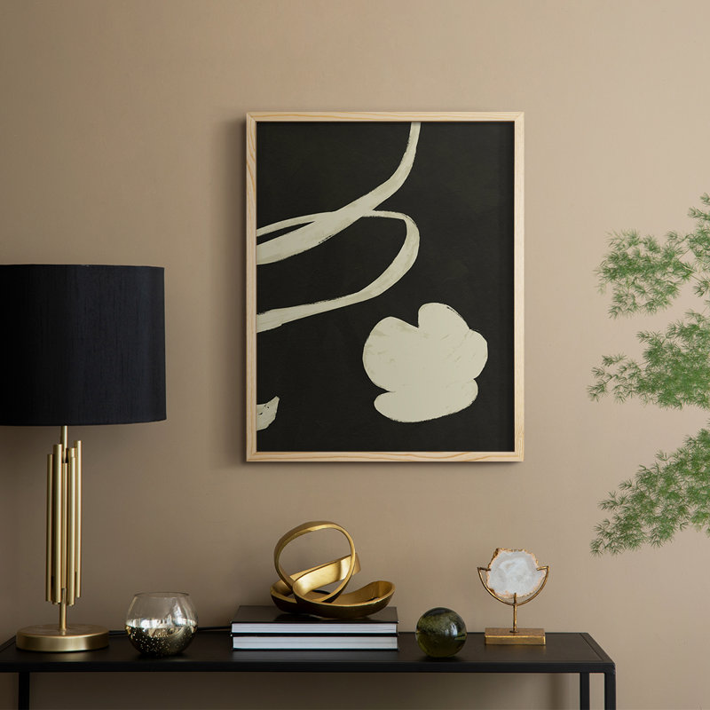 «Neutral Spring I», reproduction encadrée - bois massif, Naturel, H 30 po x l 24 po