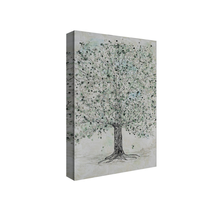 "Lush Renewal", art mural sur toile, Toile tendue, H 16 po x l 12 po