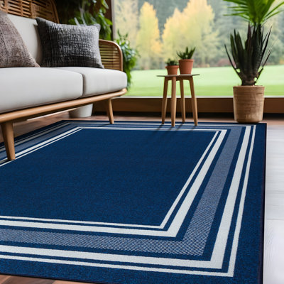 Tapis bleu foncé Quinnipack