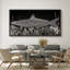 Reproduction d'art sur toile encadrée, thon noir et blanc-107118138-111665904