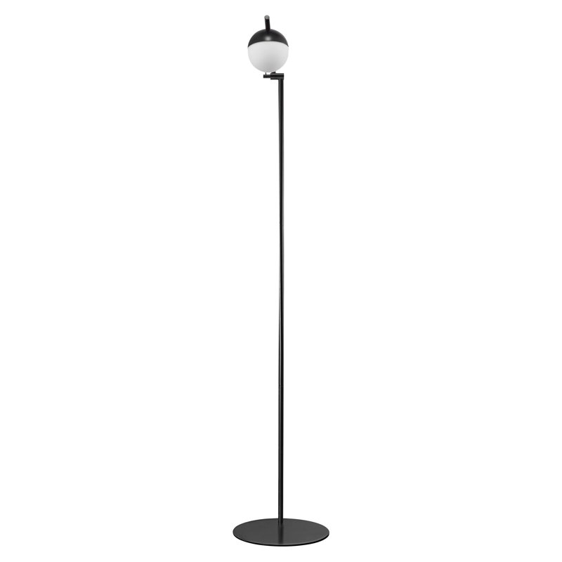 139.5cm Arched Floor Lamp, Black