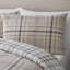 Kelso Check Reversible Duvet Cover Set-119568608-119568612