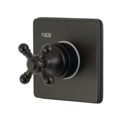 Kingston Brass Single-Handle Wall Mount Three-Way Diverter Valve with Trim Kit