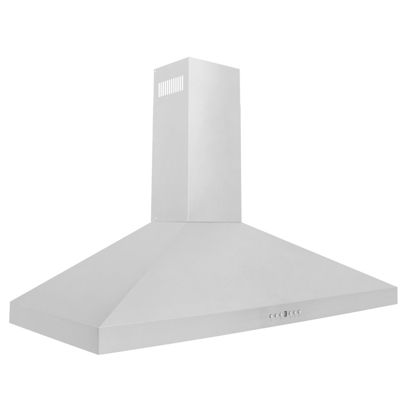42" KL3 400 CFM Convertible Wall Mount Range Hood in Brushed Stainless Steel