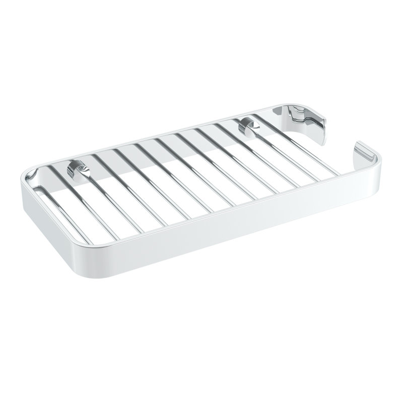 Panier de douche à visser Desmone, Noir mat, H 0,79 po x l 7,87 po x P 3,94 po
