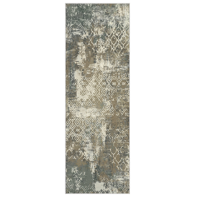 Modern Abstract Aesthetics Area Rug Machine Washable Lightweight Living Room Rug Low Pile Non Slip Stain Resistant Bedroom Carpet Soft Bedside Runner Rug Indoor Decor Floor Mat