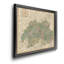 Carte de Suisse rétro-impression d’art graphique sur toile encadrée-1346886051-1346886053