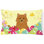 Coussin lombaire norwich terrier pâques œufs