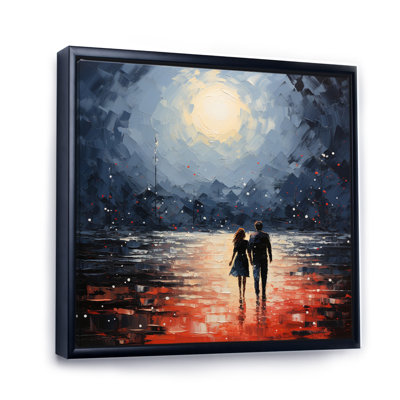 " Beach Seaside Romance Pointillism "