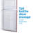 CCRA Series COMMERCIAL COOL 4.5 Cu. Ft. Refrigerator With True Freezer, Vintage Style Refrigerator, Retro Fridge With 2 Slide-Out Glass Shelves-70716106