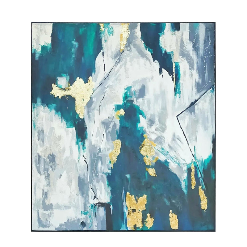 Art abstrait île | Acrylique sur toile | Par Vinit Pravin Mistry