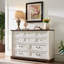Commode à tiroirs rustique en bois