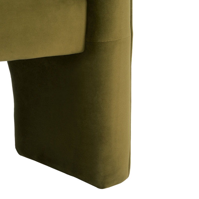Fauteuil l 30,3 po Upland, Velours vert olive