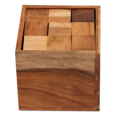 Sculpture de puzzle boîte magic teck Townsley