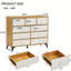 Commode double à 9 tiroirs l 39,37 po Yanibel-1550478196