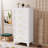 Metal White 5 Drawer Nightstand -31851915