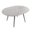 Table de salle à manger moderne, table de salle à manger extensible, table ronde à ovale-121837793