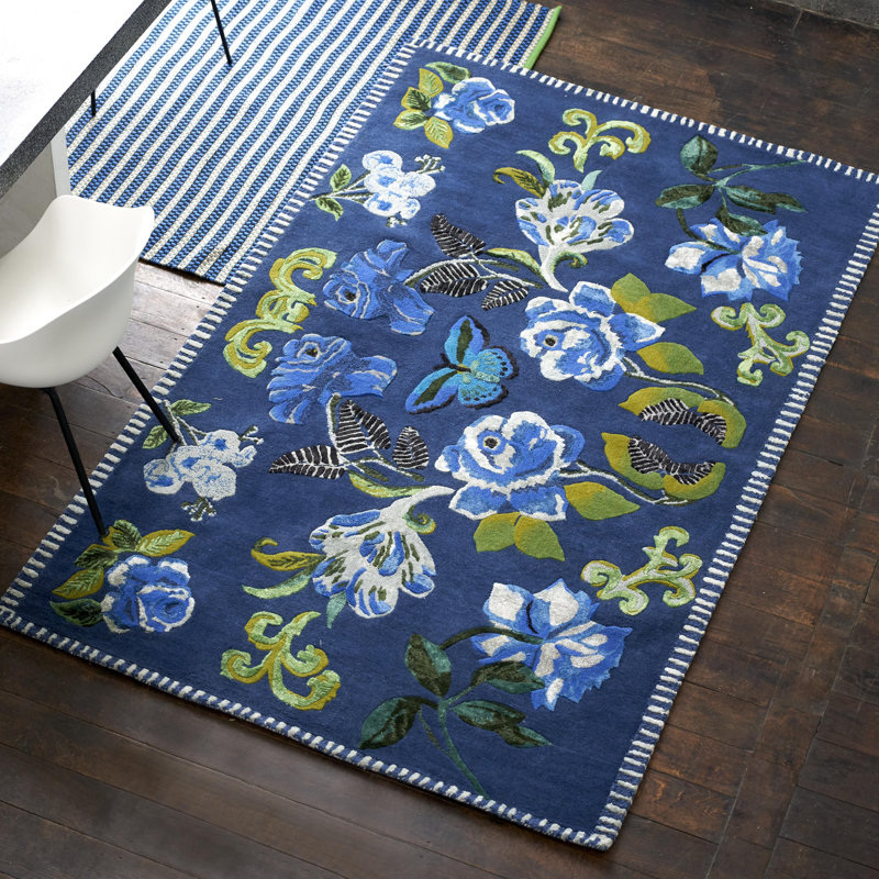 Eleonora Cobalt Rug, Rectangle 8'2" x 11'6"
