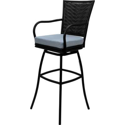 Blue - Black Extra Tall Stool