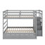 Full Over Full Bunk Bed With Trundle And Staircase-1911603200