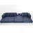 Boneless Oversize Cloud Couch, L-Shape Sofa, Convertible Floor Sleeper Sofa Bed, No Assembly ,Eight Pillows,3-In-1,Side Pocket,Corduroy-360802345-360802347