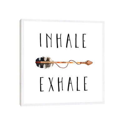 Inhale Exhale - Print on Canvas